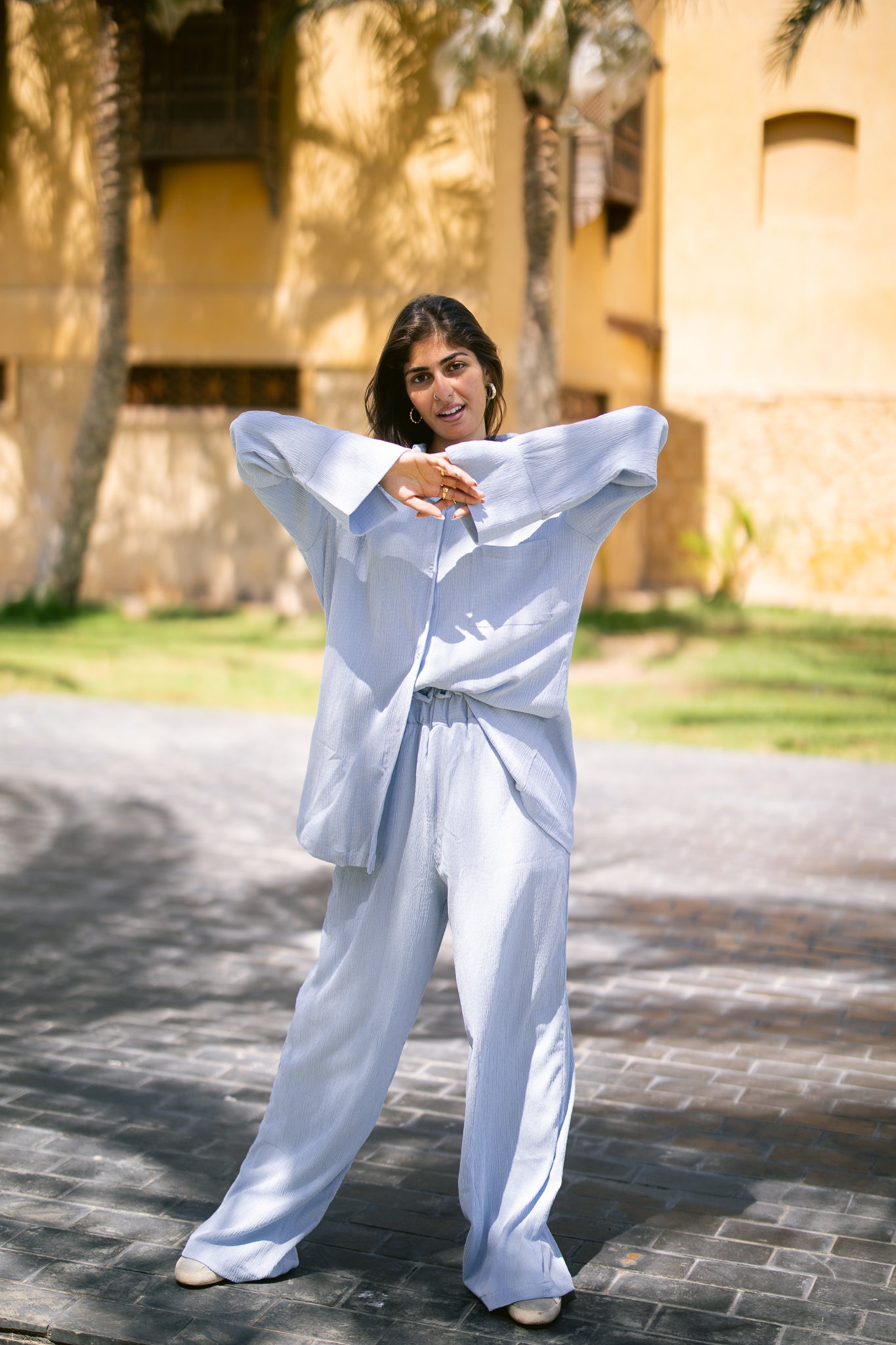 The Crinkle Set - Blue