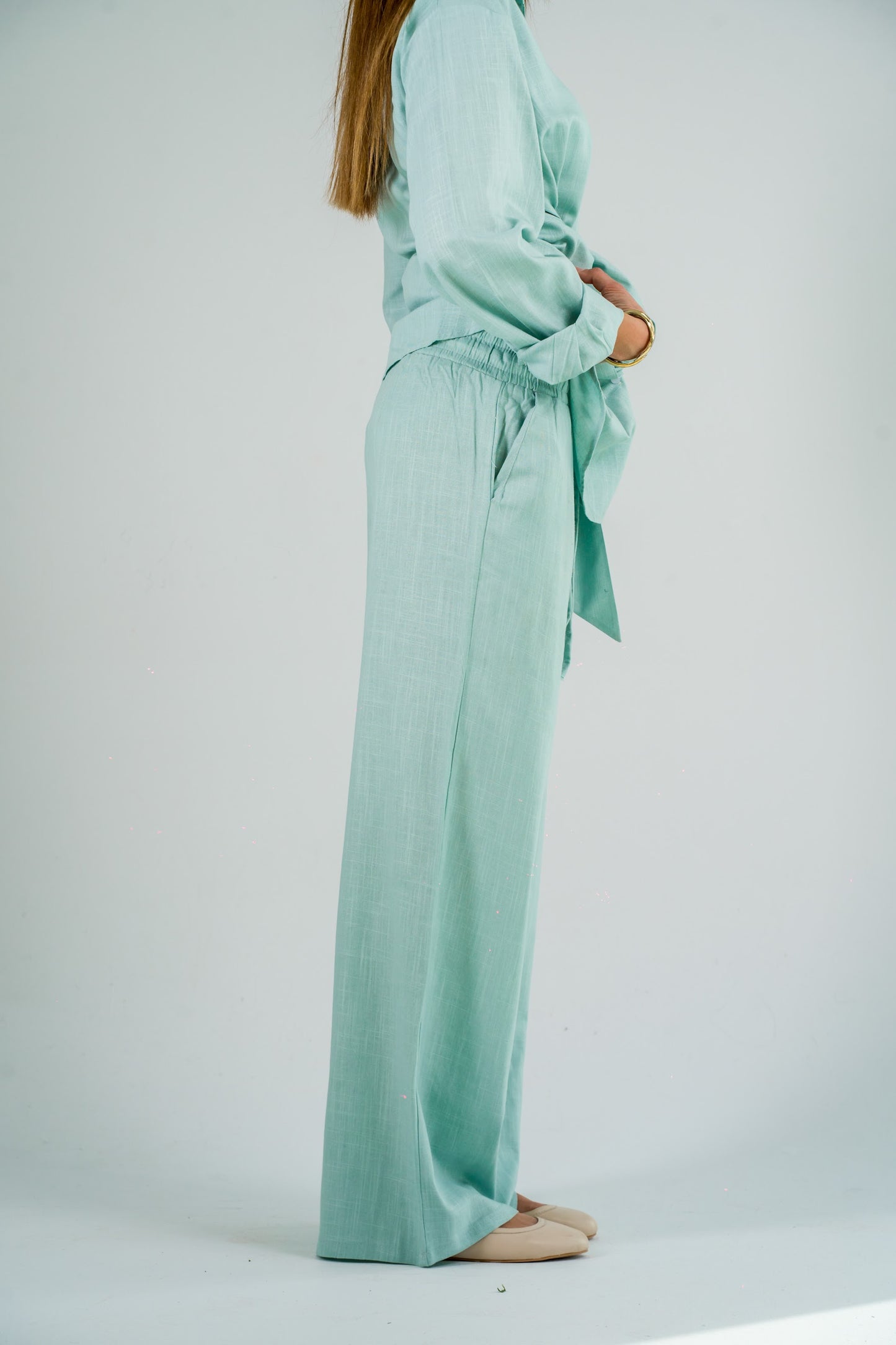 The Linen Pants - Blue