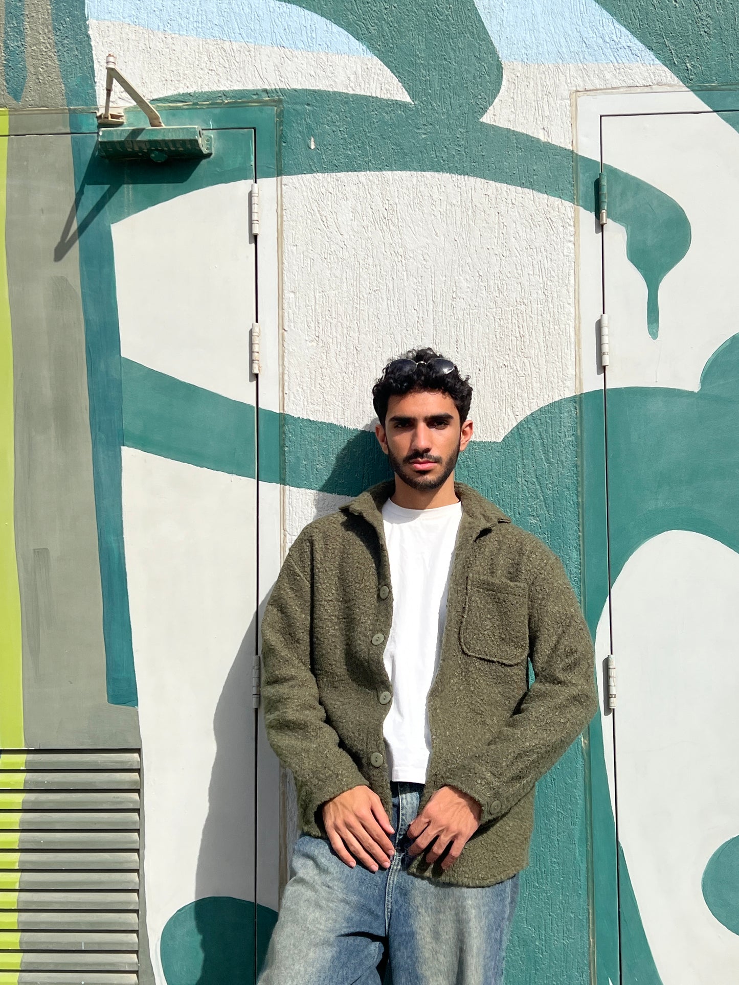 Teddy Jacket - Olive Green (For Him)