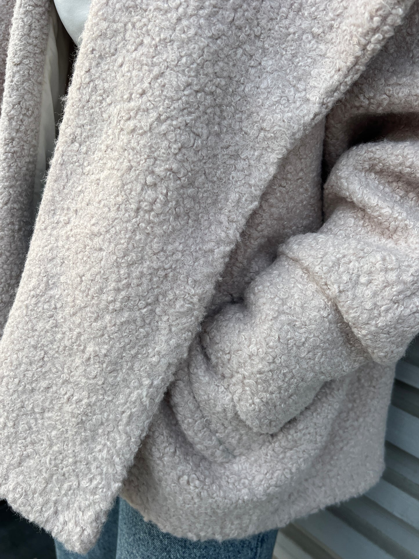 Teddy Oversized Jacket - Off White