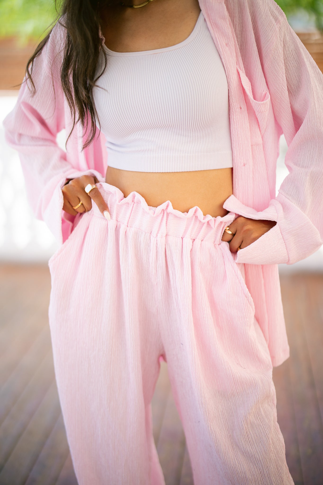 The Crinkle Set - Pink