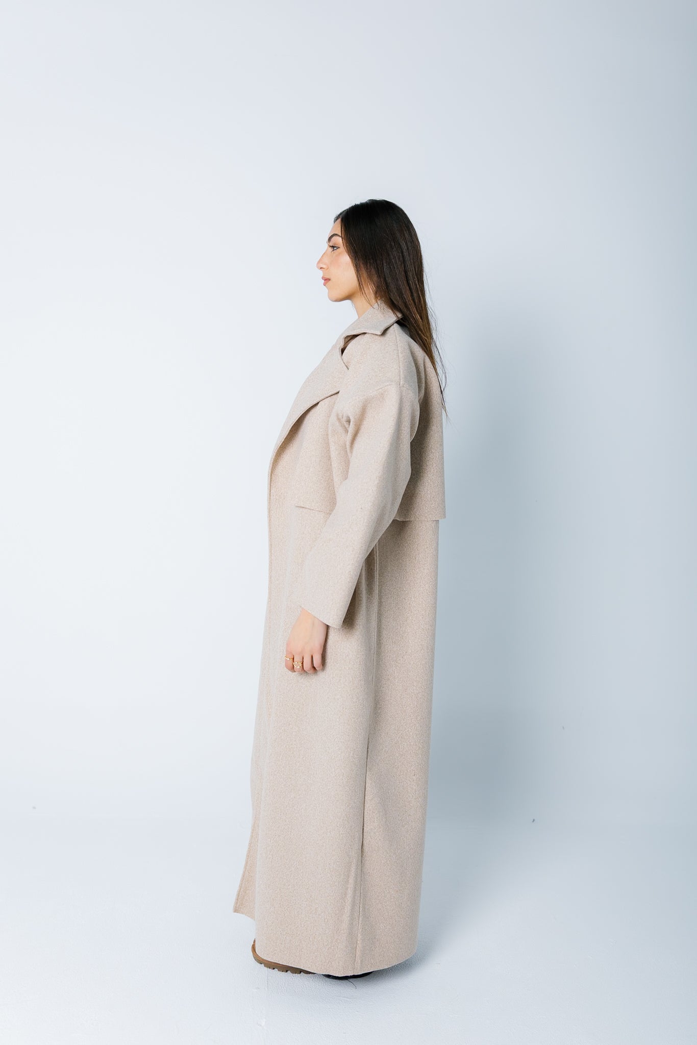 Oversized Joakh Coat - Latte